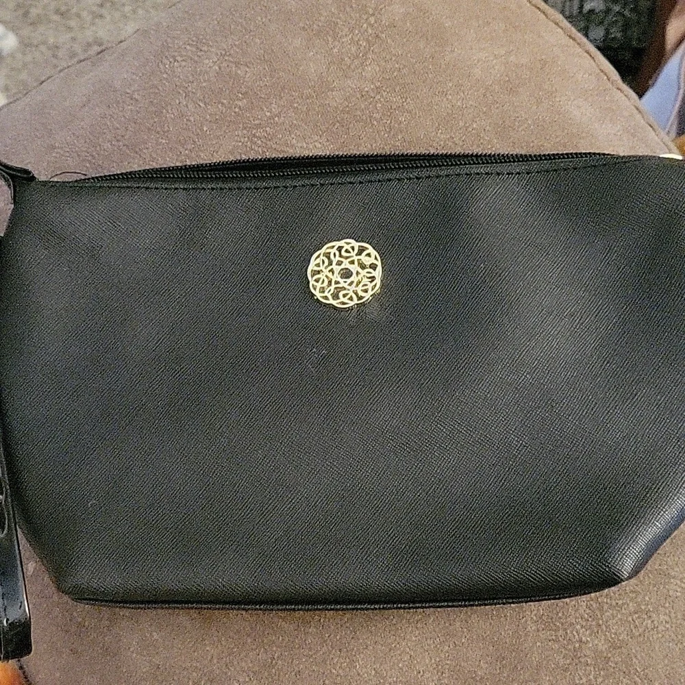 5/$25 Black Wristlet Makeup Bag